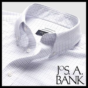 Jos.A.Bank Men’s Traveler Collection Tailored Fit Dress Shirt Size 15 1/2-33 NWT